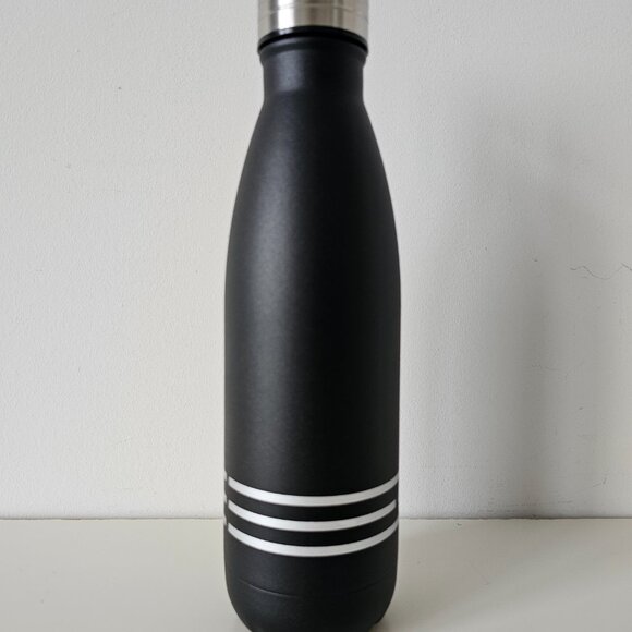NIB LE CREUSET Black Stainless Steel Water Bottle 0.5L 24 Hours Cold 12 Hot - Picture 10 of 10